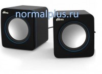Колонки SP-2010 Black+Blue RITMIX 2*2.5W, USB, AUX.