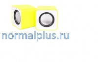 Колонки SmartBuy, 2.0, Mini, жёлтые, USB