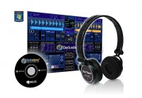 Наушники DJ-TECH DHJ 555 USB DJ HEADPHONES WITH SOUNDCARD со встроенной звуковой картой и программным обеспечением