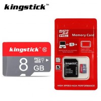 Карта памяти Kingstick 8Gb Micro SD + адаптер SD