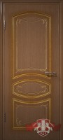 Межкомнатная дверь «Версаль ДГ» глухая (светлый дуб-венге-орех)