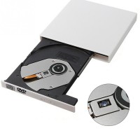 Внешний перезаписывающий привод DVD-R/RW/USB-2.0(белый)